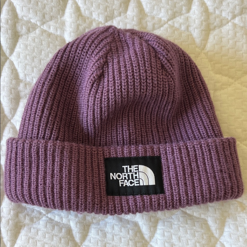 The North Face UNISEX Lavender Knit Beanie